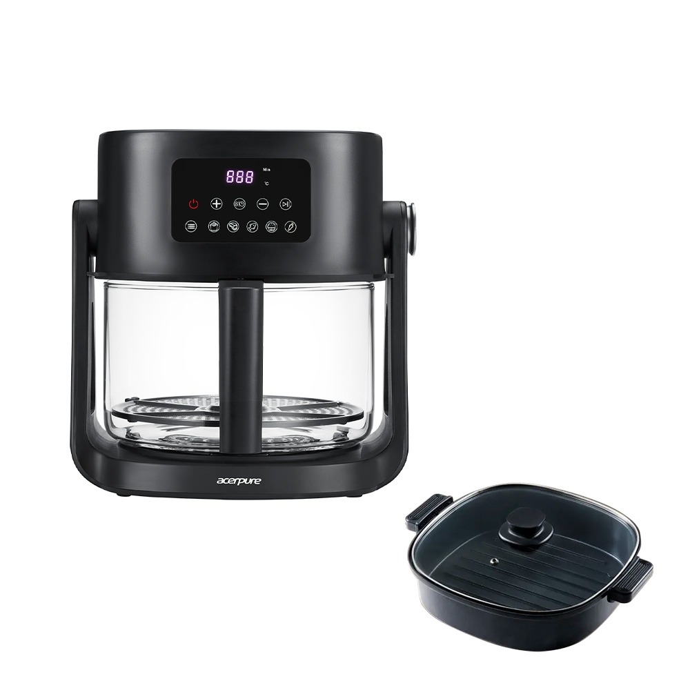 【Acerpure】★Acerpure Chef 一翻炸 二合一翻轉空氣炸鍋(白) KF754-70W